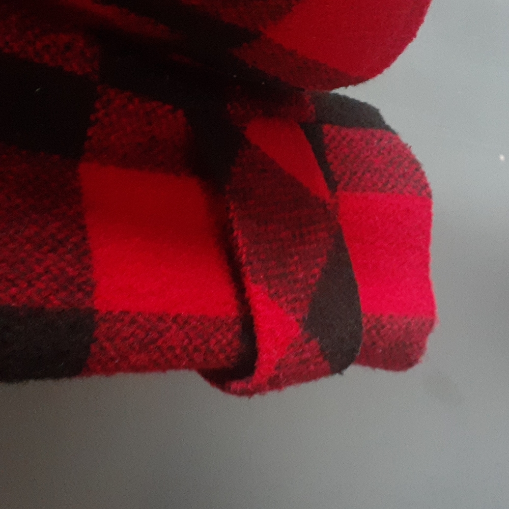 Aqua  red button down shacket XS. - Picture 5 of 14